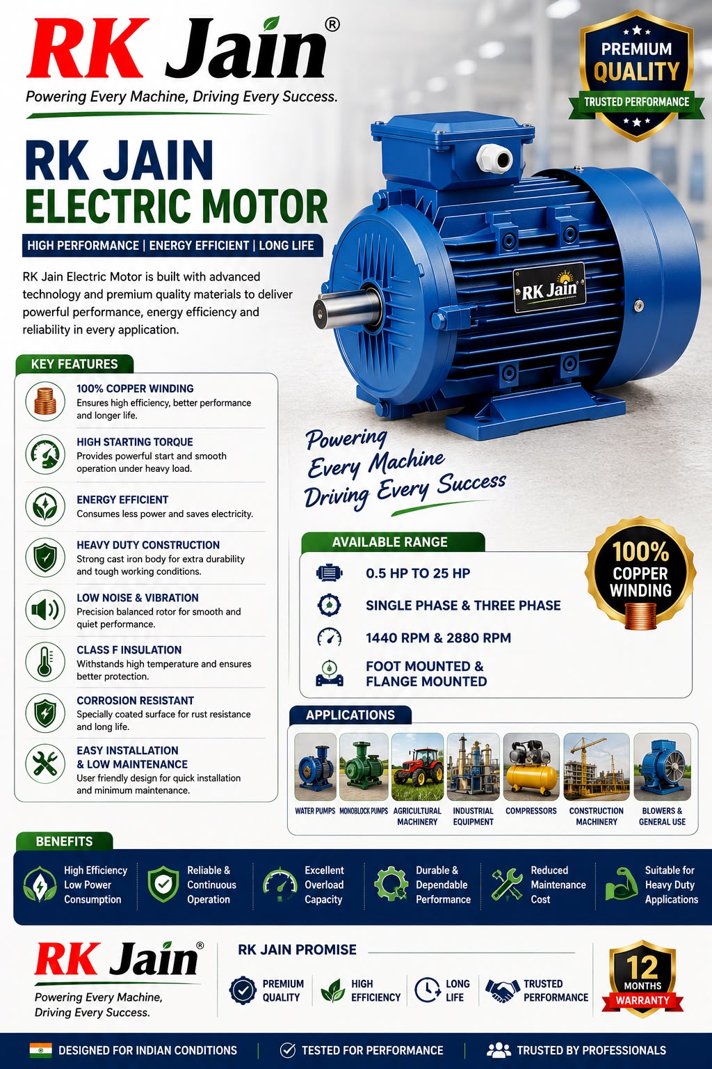 RK Jain Electric Motor