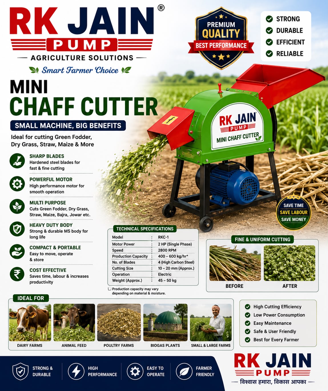 Mini Chaff Cutter (RKC-1)